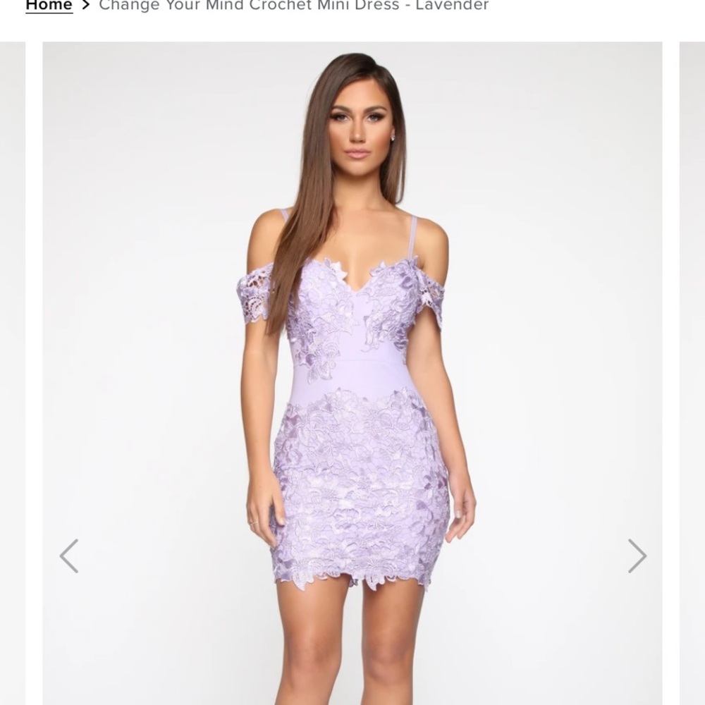 Lavender Mini Dress